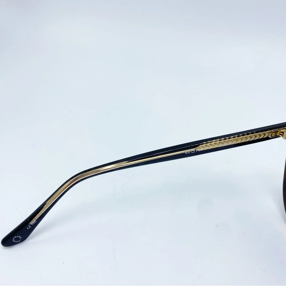 KREWE Monroe Brown & Black Tortoise Shell Cat-Eye Sunglasses